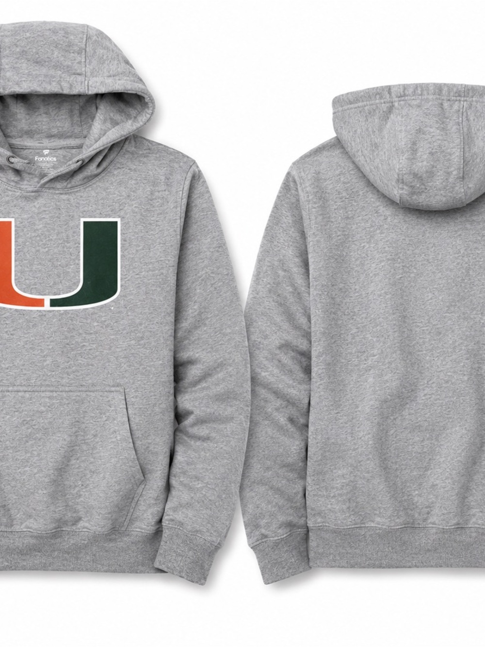 Fanatics Men’s Miami Hurricanes Hoodie Size M NWOT